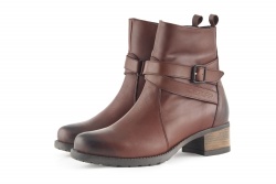 Demi-bottes femme Overlap LEGACY LADY marron