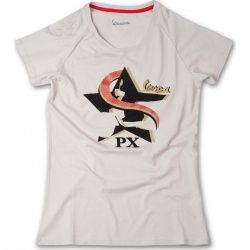 T-shirt femme Vespa Star gris