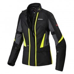 Veste textile femme Spidi TRAVELER 2 LADY jaune fluo