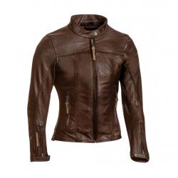 Blouson cuir femme Ixon Crank Lady marron