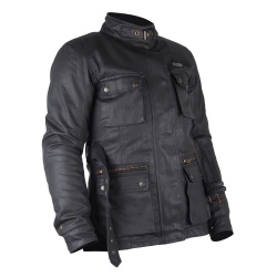 Veste textile femme Overlap REBECCA noir