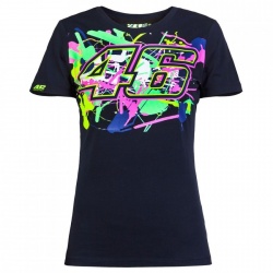 Tee shirt femme VR46 Valentino Rossi bleu 2016