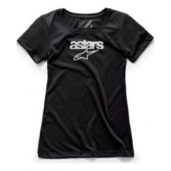 Tee-shirt femme Alpinestars Heritage Blaze noir