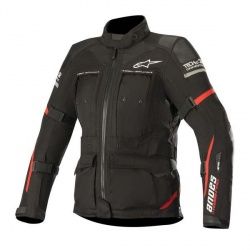 Veste textile femme Alpinestars Stella Andes Pro Drystar Tech-Air noir/rouge