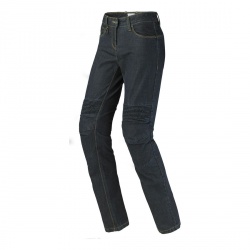 Jean femme Spidi J&RACING LADY noir/bleu
