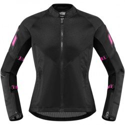 Blouson textile femme Icon Mesh AF noir