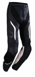 Pantalon Cuir IXON Prima Pant Vx Noir/Blanc Femme