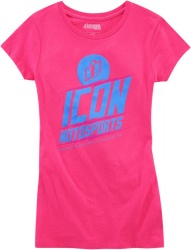 T-shirt Icon femme Charged rose
