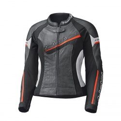 Blouson cuir femme Held Debbie II noir/blanc/rouge