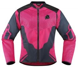 Blouson textile femme Icon Anthem 2 rose