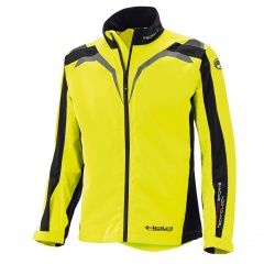 Veste de pluie femme Held Rainblock Top noir/jaune fluo