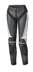 Pantalon cuir femme Held LANE II noir/blanc