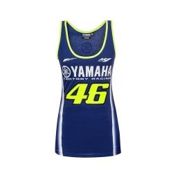 Débardeur femme VR46 Valentino Rossi Yamaha Racing bleu 2018