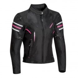 Blouson textile femme Ixon Ilana noir/fushia