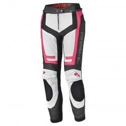 Pantalon cuir femme Held Rocket 3.0 blanc/rose