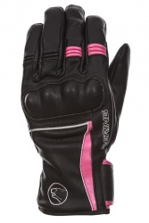 Gants Bering LADY POLKA noir/fushia