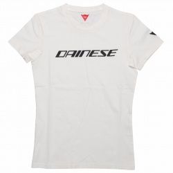 T-Shirt manches courtes Dainese DAINESE LADY - WHITE BLACK