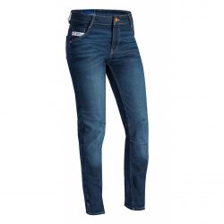 Jean moto femme Ixon Mikki bleu