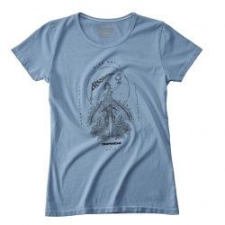Tee-shirt femme Spidi Lady Flag bleu