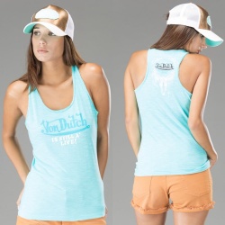 Débardeur femme Von Dutch Ashley bleu
