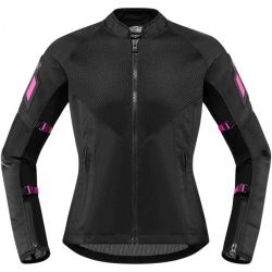 Blouson textile femme Icon Mesh AF CE noir
