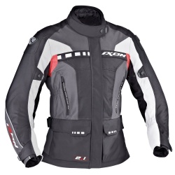 Veste textile femme Ixon CORSICA LADY noir/gris/rouge