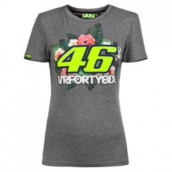 Tee shirt femme VR46 Valentino Rossi gris 2016