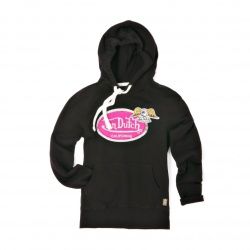 Sweat à capuche femme Von Dutch Aaron noir
