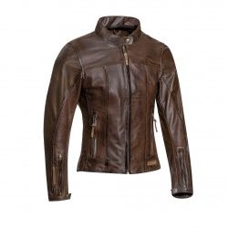 Blouson cuir femme Ixon Crank Air Lady marron