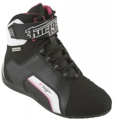 Baskets Furygan JET Lady D3O Sympatex noir blanc rose