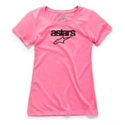 Tee-shirt femme Alpinestars Heritage Blaze rose