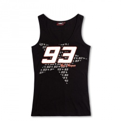 Débardeur femme MM93 Marc Marquez noir