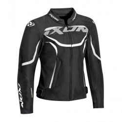 Blouson textile femme Ixon Sprinter Air noir/blanc