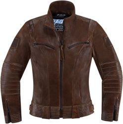 Blouson cuir femme Icon 1000 Fairlady marron