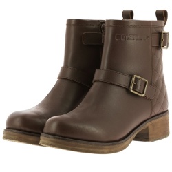 Demi-bottes femme Overlap ROCK marron