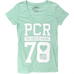 Tee-shirt femme Pro Circuit Racing bleu marine