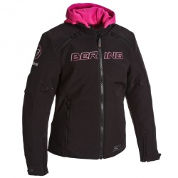 Blouson Bering LADY JAAP noir/fushia