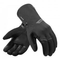 Gants cuir/textile femme Rev'it Chevak Gore-Tex Ladies noir